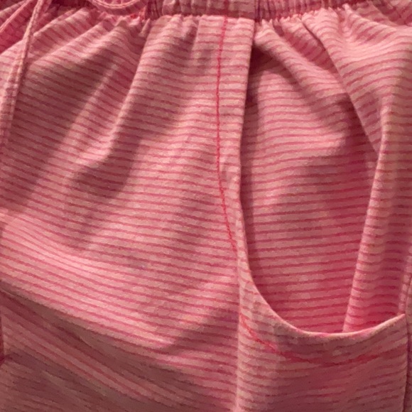 The North Face Pink Striped Shorts Romper - Picture 8 of 10
